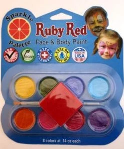 Ruby Red Pearl Palette Ruby Red Facepaint