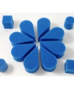 Ruby Red 8 Pack Petal Sponge- Dark Blue Brushes / Sponges