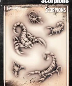 ProAiir Wiser's Tattoo Pro Stencils Wiser's Scorpions Tattoo Pro Stencil