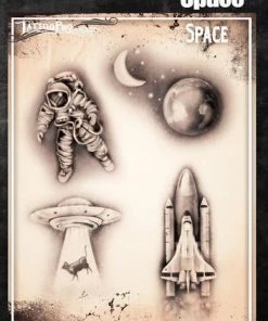 ProAiir Wiser's Space Tattoo Pro Stencil