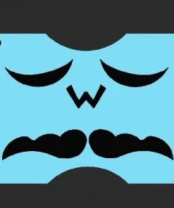 ProAiir QEZ Stencil - Mustache 3