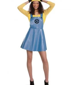 Plus Size Halloween Costumes Disguise Minion Dress Costume Adult Plus Size