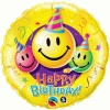 SKS 18" Birthday Smiley Faces Balloon Emoji