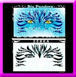 ProAiir Blu Pandora Stencil Eyes