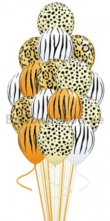 SKS 11" Safari Print Latex Balloon 4 SKS 11" Safari Print Latex Balloon