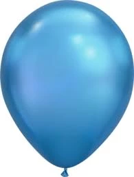 SKS Chrome Blue 11" Latex Balloon