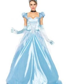 Leg Avenue Cinderella Princess Blue Costume Size Adult Medium