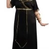 Dotsy's Entertainment Co. Egyptian Lady Black & Gold Dress Halloween Costume Adult Plus Size Plus Size Halloween Costumes