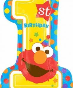 SKS Elmo Number 1 Shape Foil Balloon Letters/Numbers