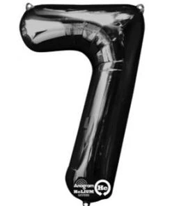 Anagram Number Balloons - Black 34