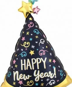 Anagram CONFETTI Happy New Year's Eve Foil Balloon 36"