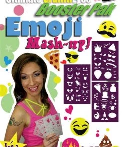 Dotsy's Entertainment Co. Ultimate Graffiti Eyes Stencil - Emoji Booster Pack
