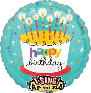 SKS Striped Birthday Candles Sing-A-Tune 3 SKS Striped Birthday Candles Sing-A-Tune