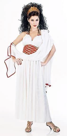 Dotsy's Entertainment Co. Paper Magic Hera Greek Roman Halloween Costume, White Toga, Adult Medium Women's Costumes 3 Dotsy's Entertainment Co. Paper Magic Hera Greek Roman Halloween Costume, White Toga, Adult Medium Women's Costumes