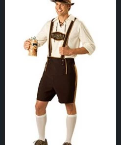 Men's Costumes In Character Bavarian Costume Lederhosen Adult Medium