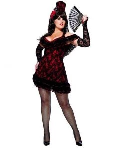 Dotsy's Entertainment Co. Paper Magic Women’s French Lady Of Spain Adult Costume Plus Size Plus Size Halloween Costumes