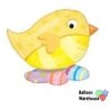 Dotsy's Entertainment Co. Chick And Eggs Foil Balloon 2 Dotsy's Entertainment Co. Chick And Eggs Foil Balloon