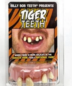 Dotsy's Entertainment Co. Billy Bob Tiger King Teeth Halloween Costume Accessory
