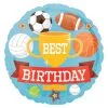 Dotsy's Entertainment Co. 18 Inch Round Happy Birthday Sports Balloon