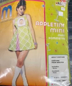 Dotsy's Entertainment Co. Appletini Mini Dress 60's 70's Adult Costume Women's Costumes