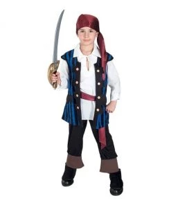 Dotsy's Entertainment Co. Kid's Halloween Costumes Kids Pirate Costume Size 8-10