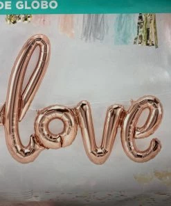 Qualatex The Valentine's Day Collection 30” Love Rose Gold AIR FILLED Balloon