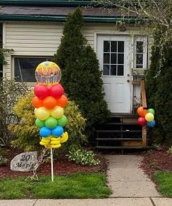 Dotsy's Entertainment Co. Graduation Outdoor Balloon Yard Art !