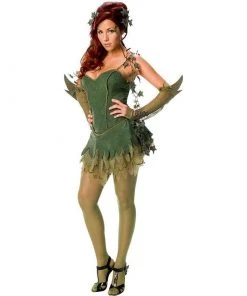 Dotsy's Entertainment Co. Women's Costumes Poison Ivy Adult Halloween Costume Medium