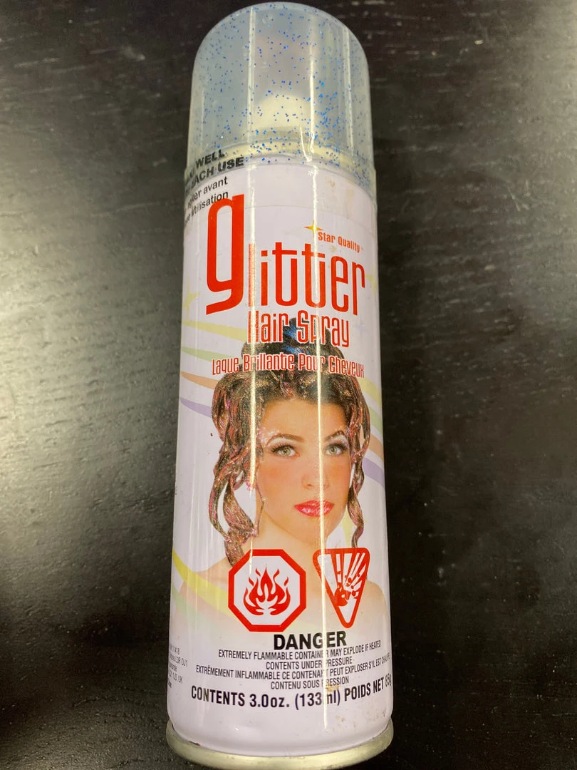 Dotsy's Entertainment Co. Blue Glitter Hair Spray 3 Dotsy's Entertainment Co. Blue Glitter Hair Spray