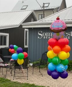 Dotsy's Entertainment Co. Graduation Outdoor Balloon Yard Art !