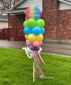 Dotsy's Entertainment Co. Graduation Outdoor Balloon Yard Art !