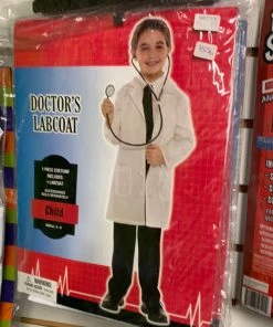 Dotsy's Entertainment Co. Kid's Halloween Costumes Doctors Lab Coat (child)