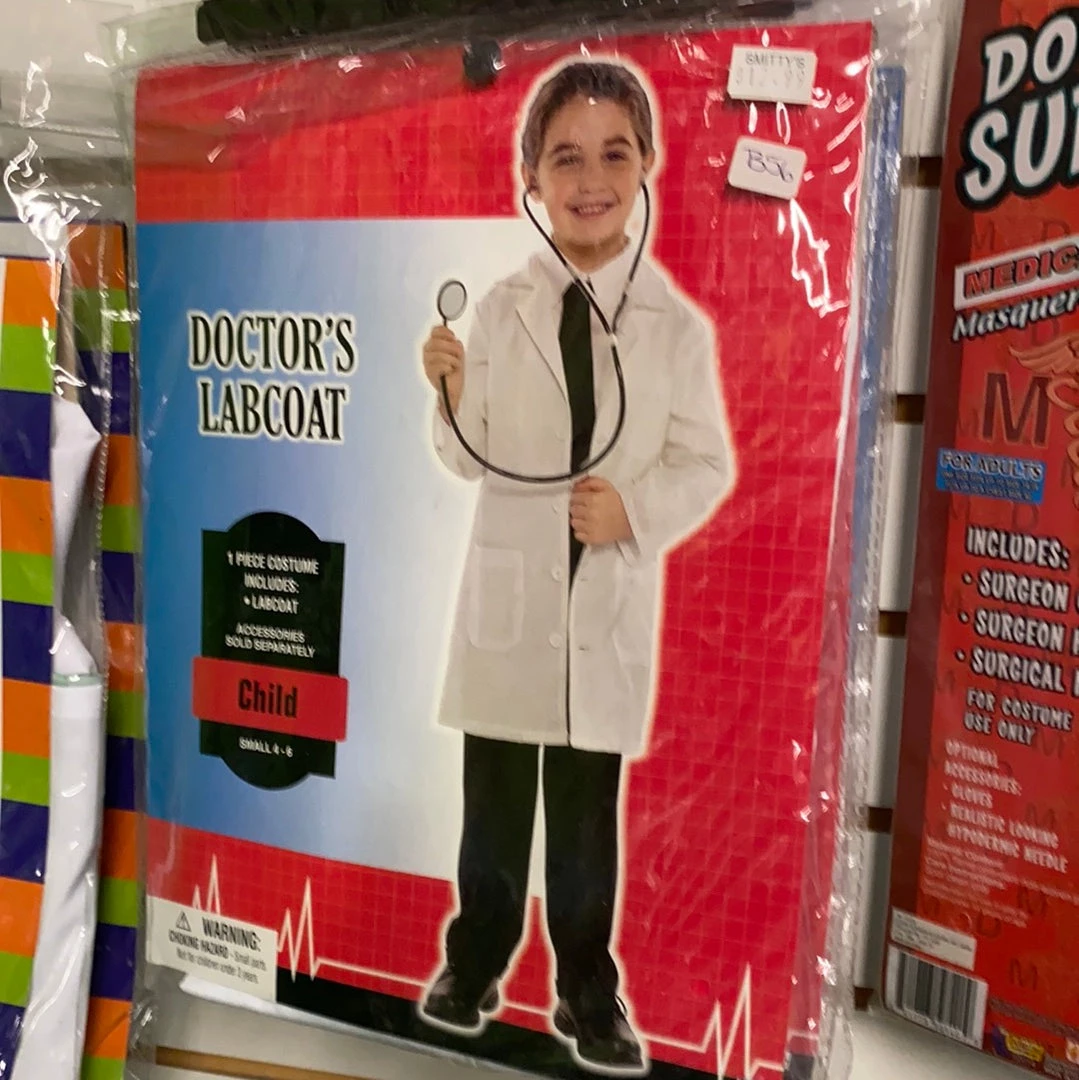 Dotsy's Entertainment Co. Kid's Halloween Costumes Doctors Lab Coat (child) 3 Dotsy's Entertainment Co. Kid's Halloween Costumes Doctors Lab Coat (child)