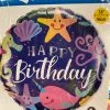 SKS 18” Happy Birthday Under The Sea Foil Balloon