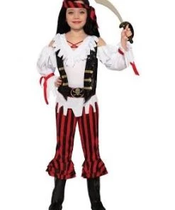 Dotsy's Entertainment Co. Forum Novelties Pirate Lass Costume Child Medium