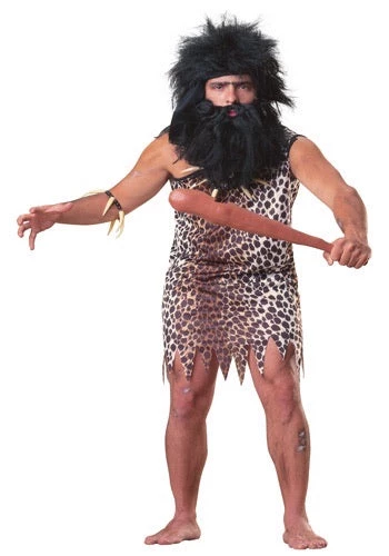 Dotsy's Entertainment Co. Caveman Adult Halloween Costume Standard Size Men's Costumes 3 Dotsy's Entertainment Co. Caveman Adult Halloween Costume Standard Size Men's Costumes