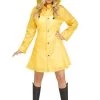 Dotsy's Entertainment Co. Yellow Raincoat Pennywise Halloween Costume Adult