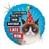 SKS 18” Birthday Balloon Grumpy Cat