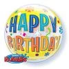 Dotsy's Entertainment Co. BIRTHDAY FUN & YELLOW BANDS 22"BUBBLES