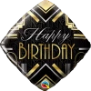 SKS Happy Birthday 18" Square Foil Balloon