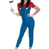 Disguise Sexy Super Mario Female Large Size 12/14
