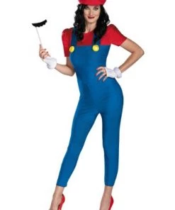 Disguise Sexy Super Mario Female Large Size 12/14