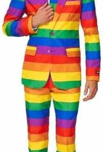 Men's Costumes Opposuits SUITMEISTER LARGE RAINBOW Mens Suit