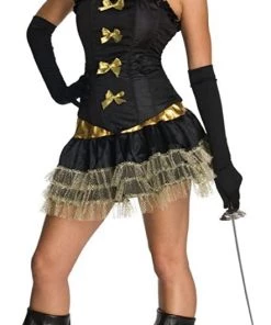 Dotsy's Entertainment Co. Women's Costumes Secret Wishes Rubie's Costume Naughty Musketeer Halloween Costume Adult