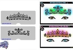 ProAiir Prince & Princess Stencil Eyes