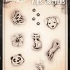 ProAiir Wiser's Kids Critters Tattoo Pro Stencil