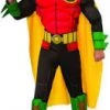 Dotsy's Entertainment Co. Rubies Costume DC Superheroes Deluxe Robin Child Halloween Costume Small