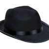 SKS Black Fedora Hat The Roaring 20's Collection