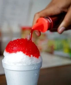 Dotsy's Entertainment Co. Birthday Party And Celebration Services Snow Cone Syrup, Cups And Spoons
