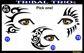 ProAiir Tribal Trio Stencil Eyes 3 ProAiir Tribal Trio Stencil Eyes